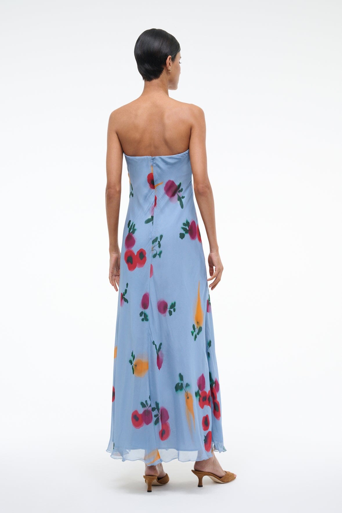 CASSIE DRESS FARMERS MARKET SLATE - STAUD sale