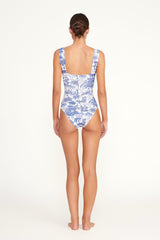 ADELAIDE ONE PIECE BLUE TOILE - STAUD US