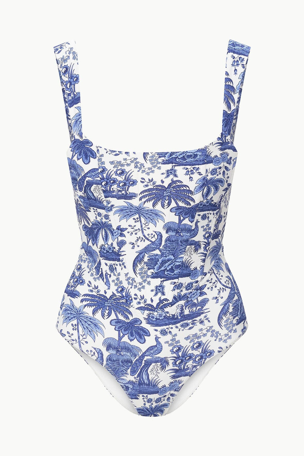 ADELAIDE ONE PIECE BLUE TOILE - STAUD US