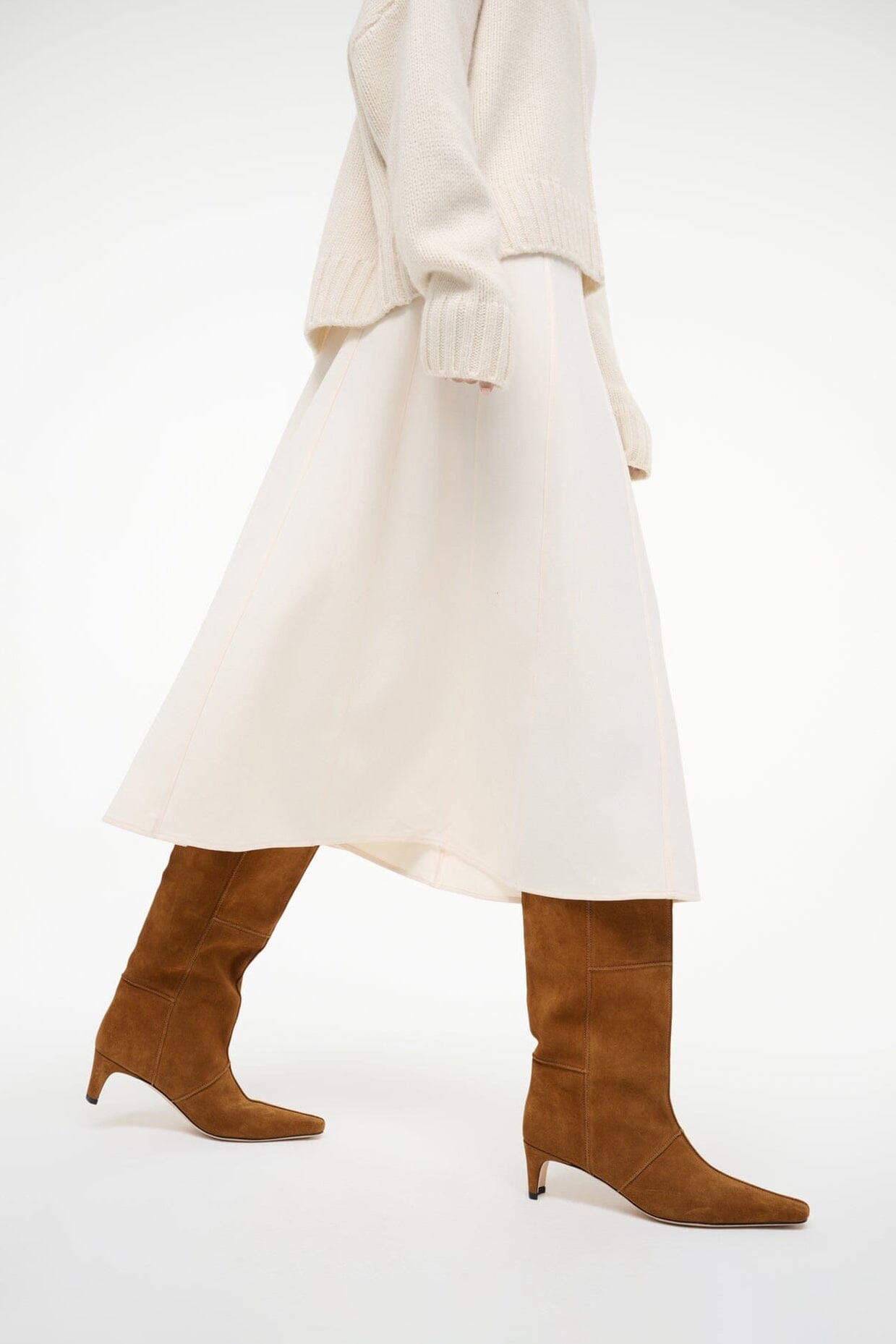 WALLY BOOT TAN SUEDE - STAUD outlet
