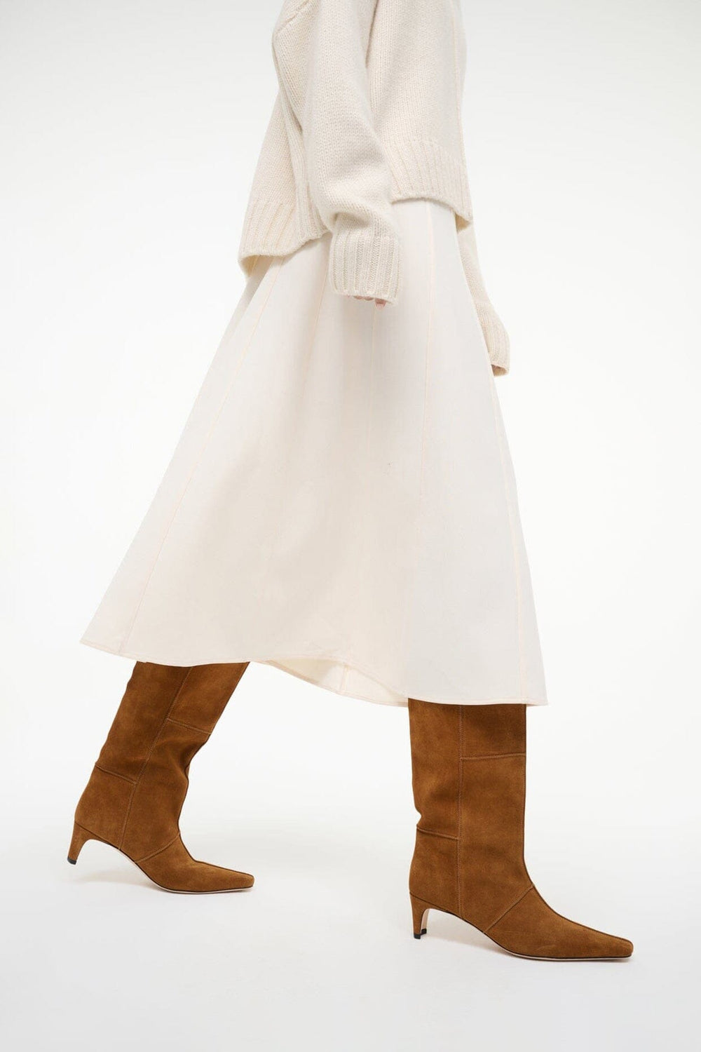 WALLY BOOT TAN SUEDE - STAUD outlet
