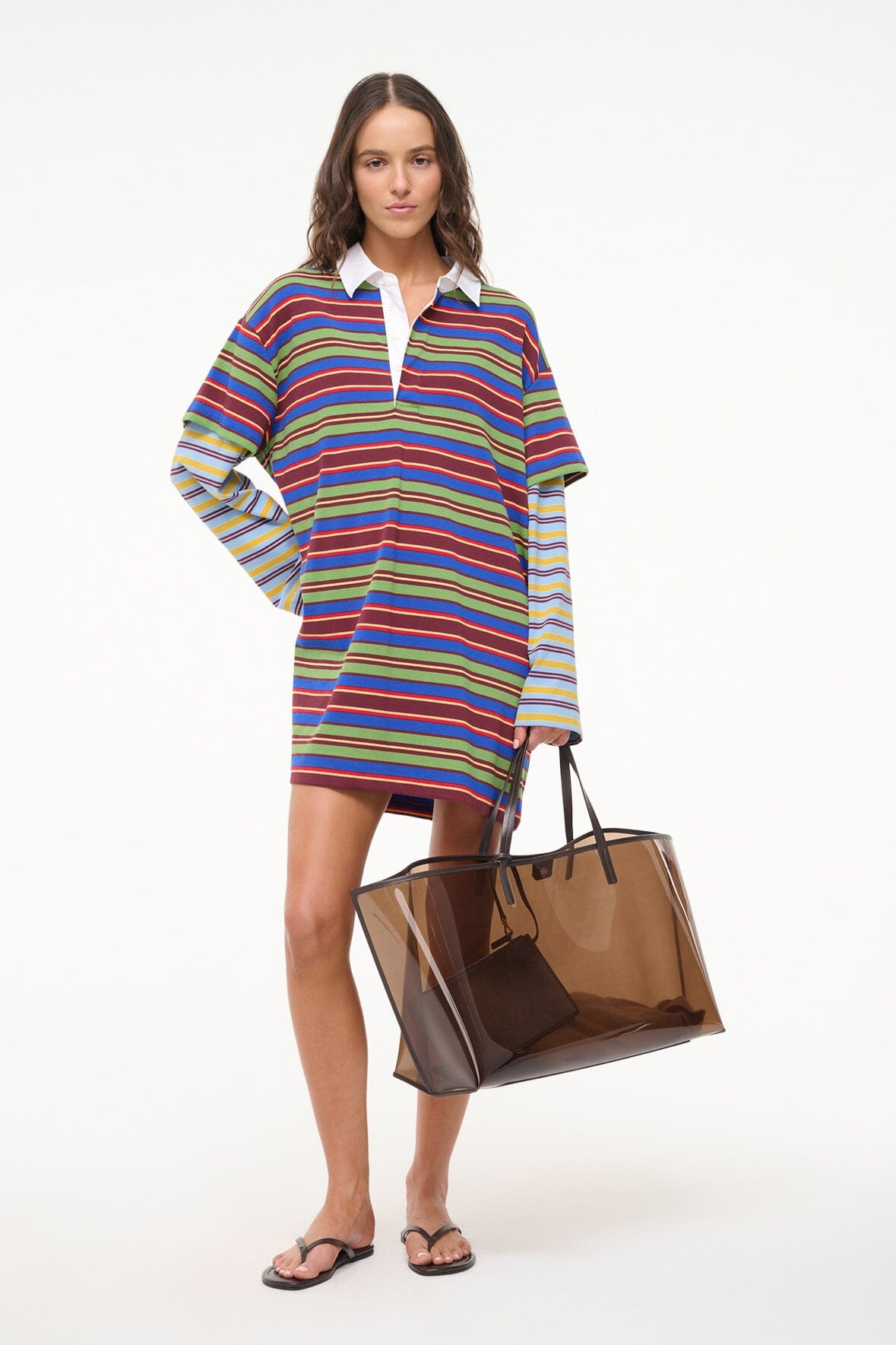 IVAR DRESS SPECTRUM STRIPE/LINUS STRIPE - STAUD online