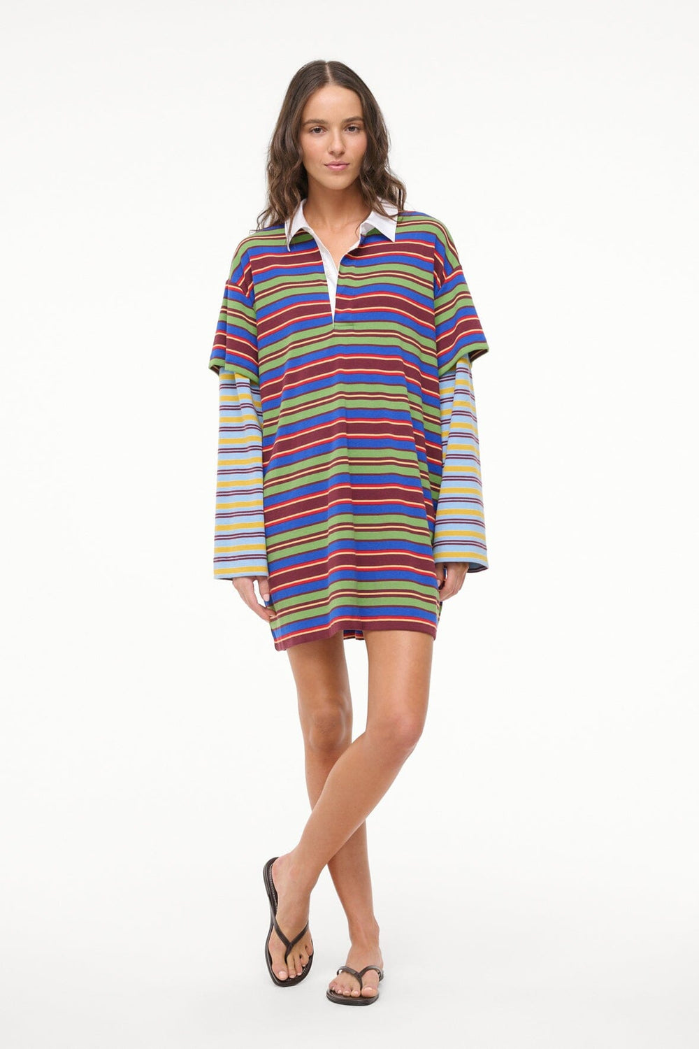 IVAR DRESS SPECTRUM STRIPE/LINUS STRIPE - STAUD online