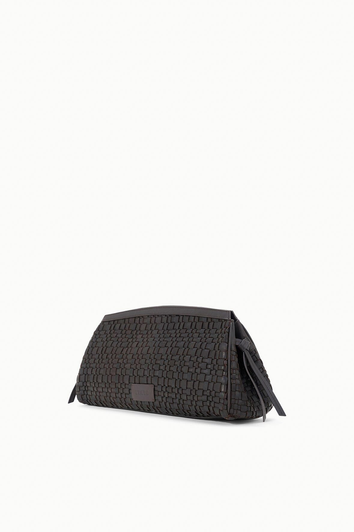 MAUDE SOFT CLUTCH ESPRESSO WOVEN - STAUD near me