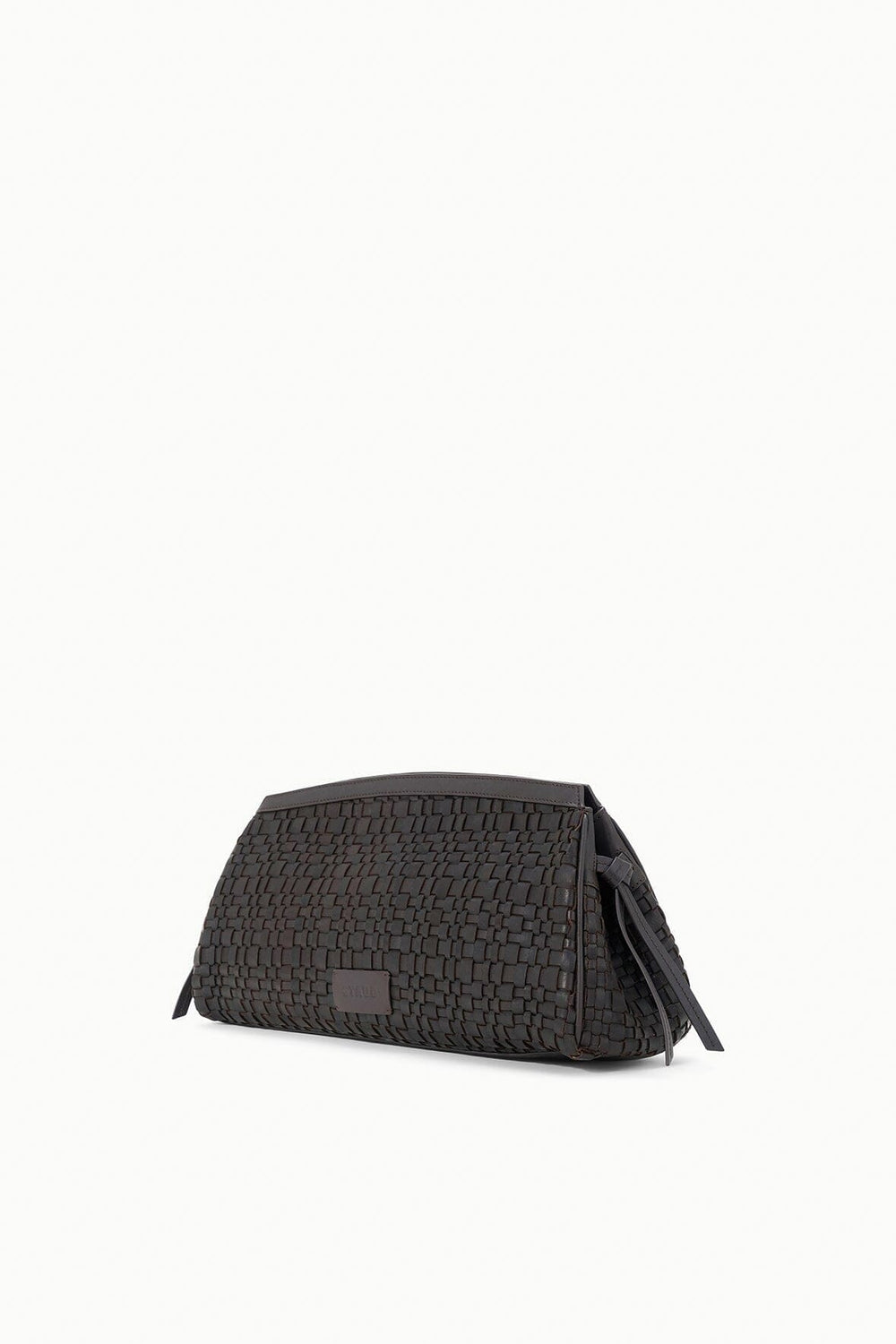 MAUDE SOFT CLUTCH ESPRESSO WOVEN - STAUD near me