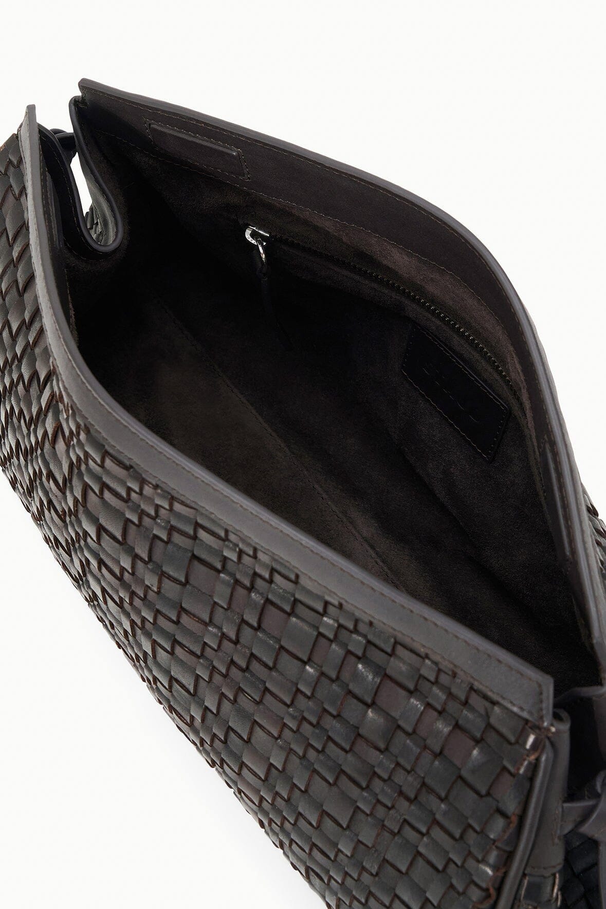 MAUDE SOFT CLUTCH ESPRESSO WOVEN - STAUD near me