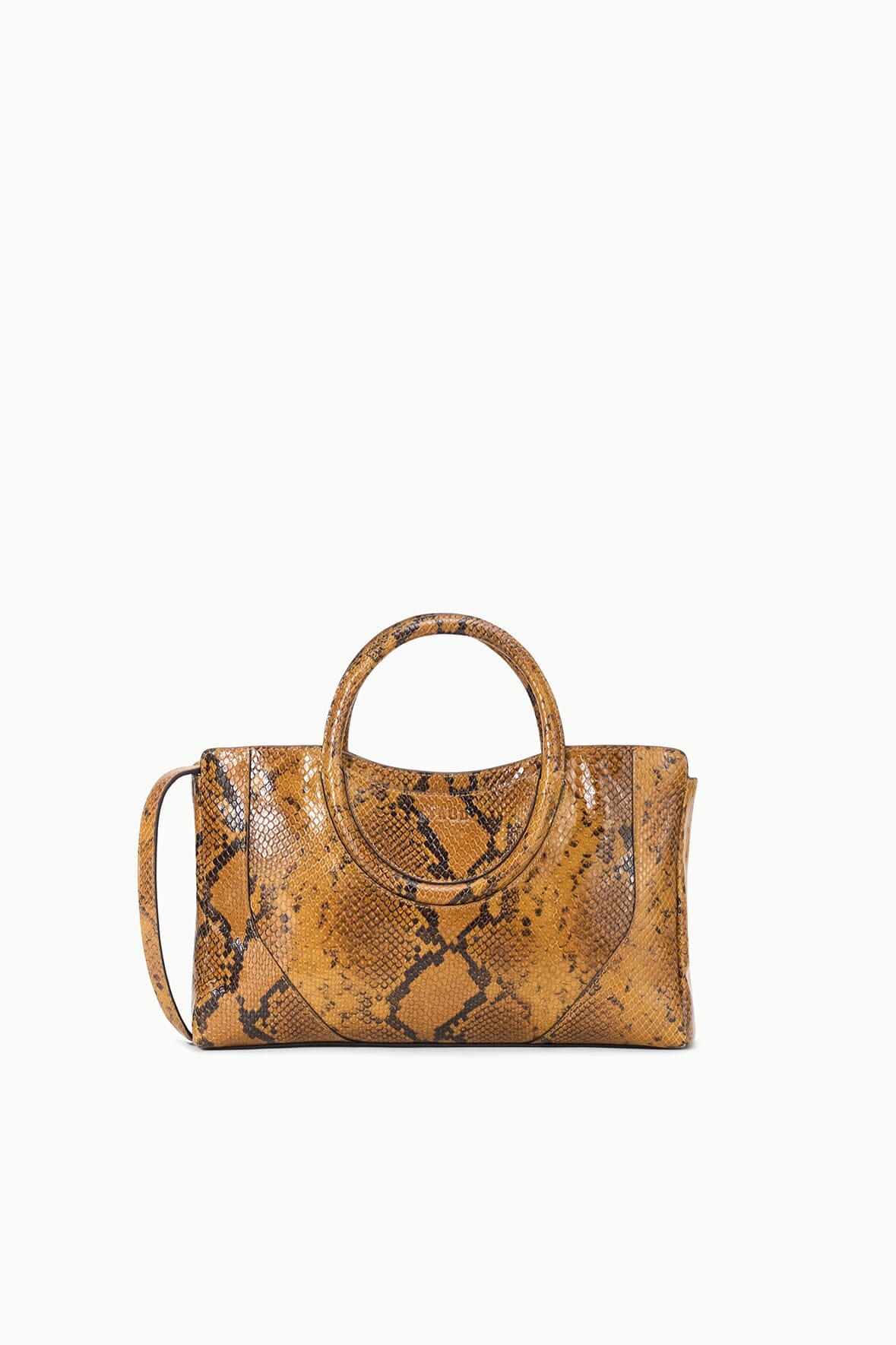 MAUDE MINI SATCHEL BAG SNAKE - STAUD US