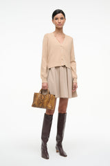 MAUDE MINI SATCHEL BAG SNAKE - STAUD US