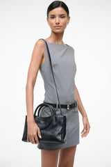 MAUDE MINI SATCHEL BAG BLACK - STAUD sale