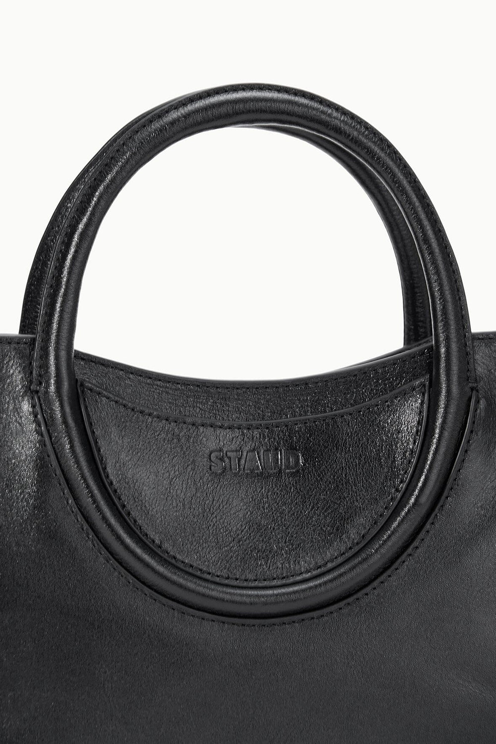 MAUDE MINI SATCHEL BAG BLACK - STAUD sale