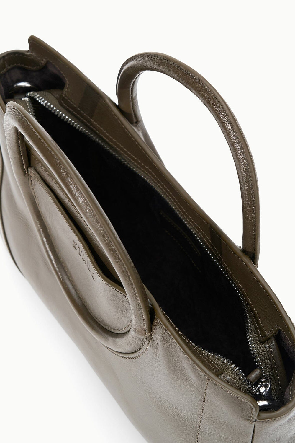MAUDE MINI SATCHEL BAG TRUFFLE - STAUD near me