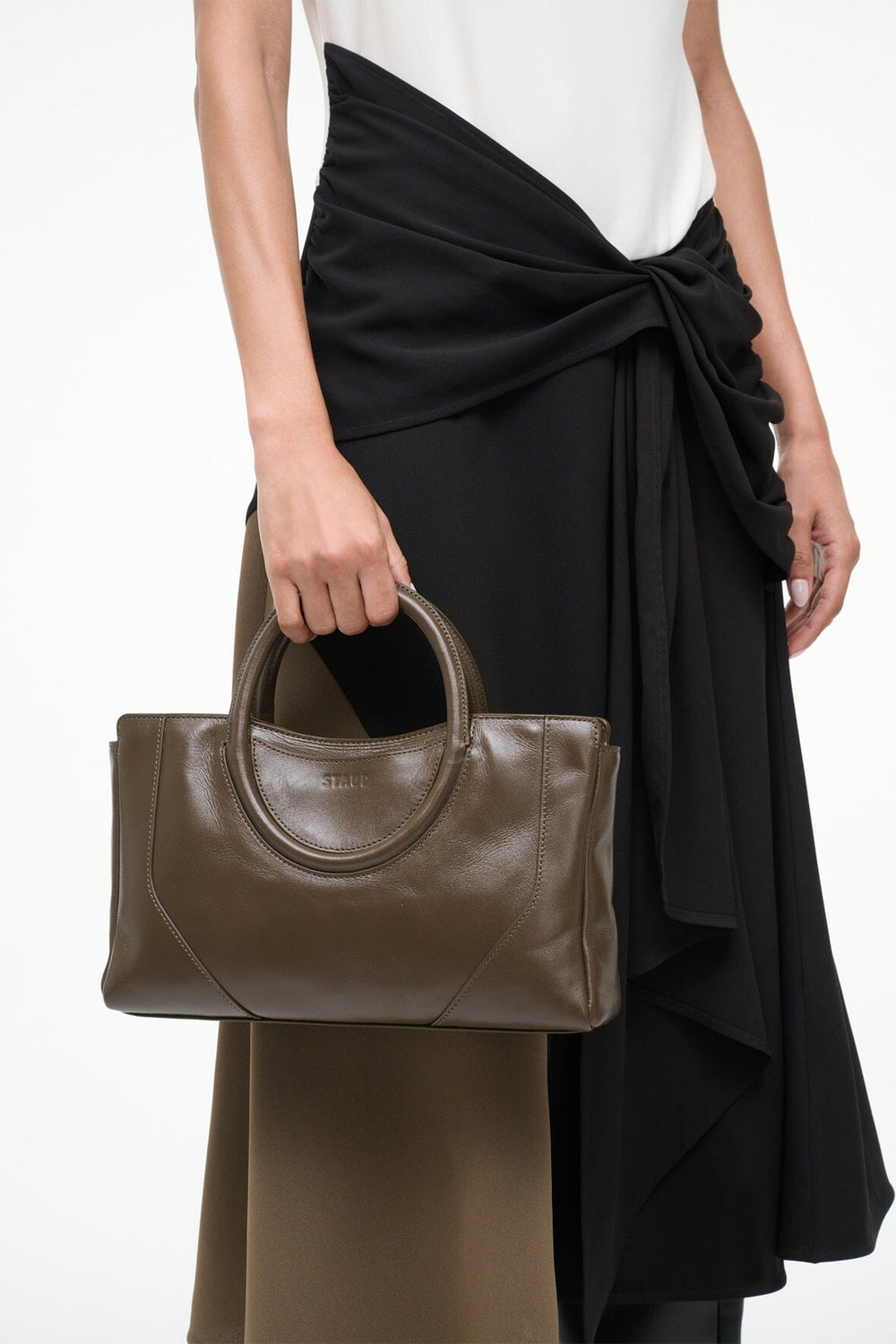 MAUDE MINI SATCHEL BAG TRUFFLE - STAUD near me