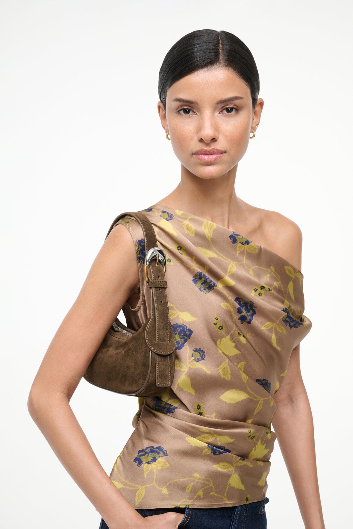 OWEN BAG TRUFFLE SUEDE - STAUD outlet