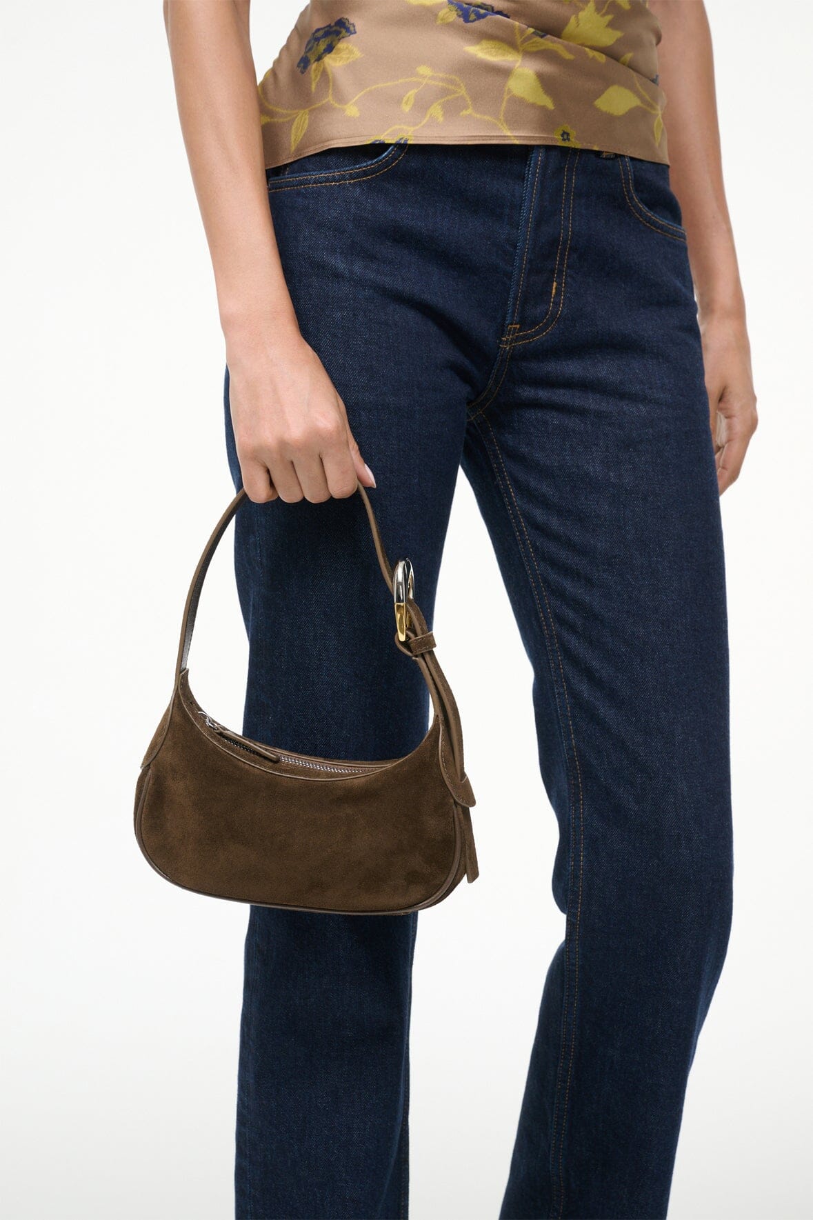OWEN BAG TRUFFLE SUEDE - STAUD outlet