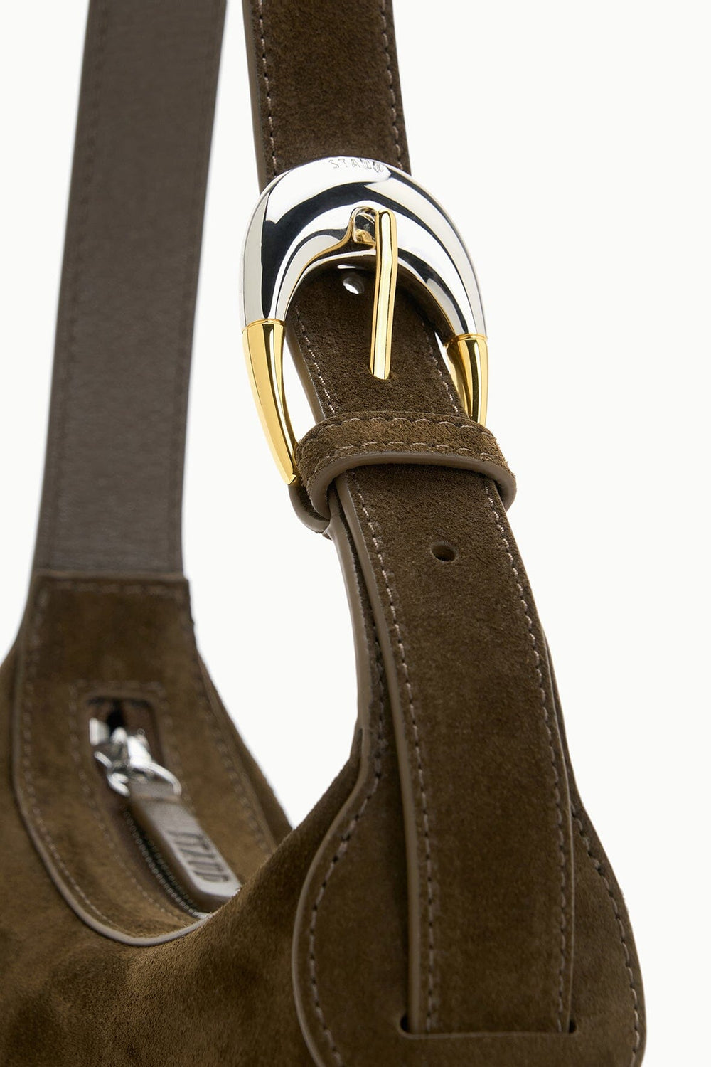 OWEN BAG TRUFFLE SUEDE - STAUD outlet