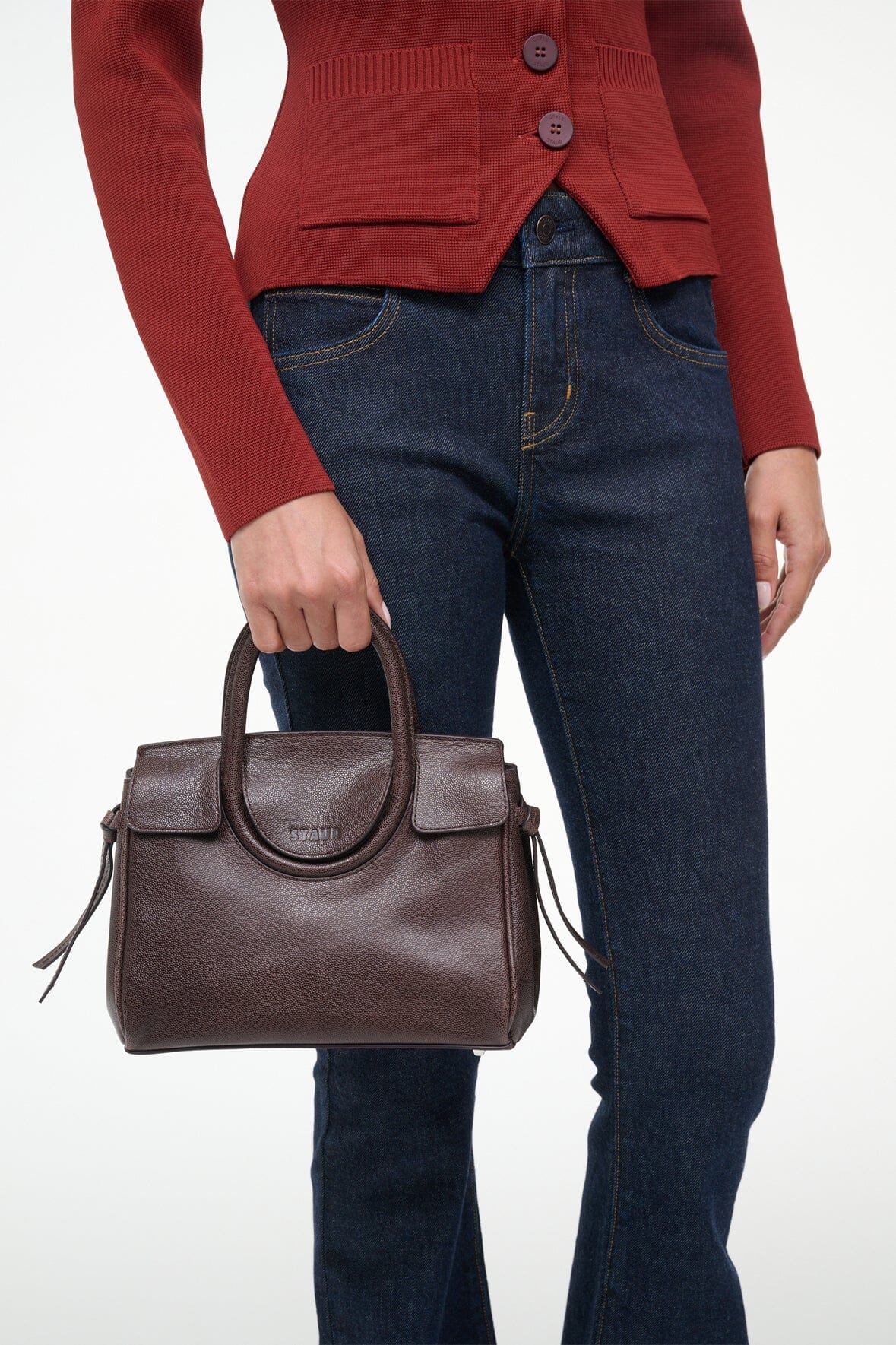 MAUDE MINI CARRYALL ESPRESSO - STAUD online