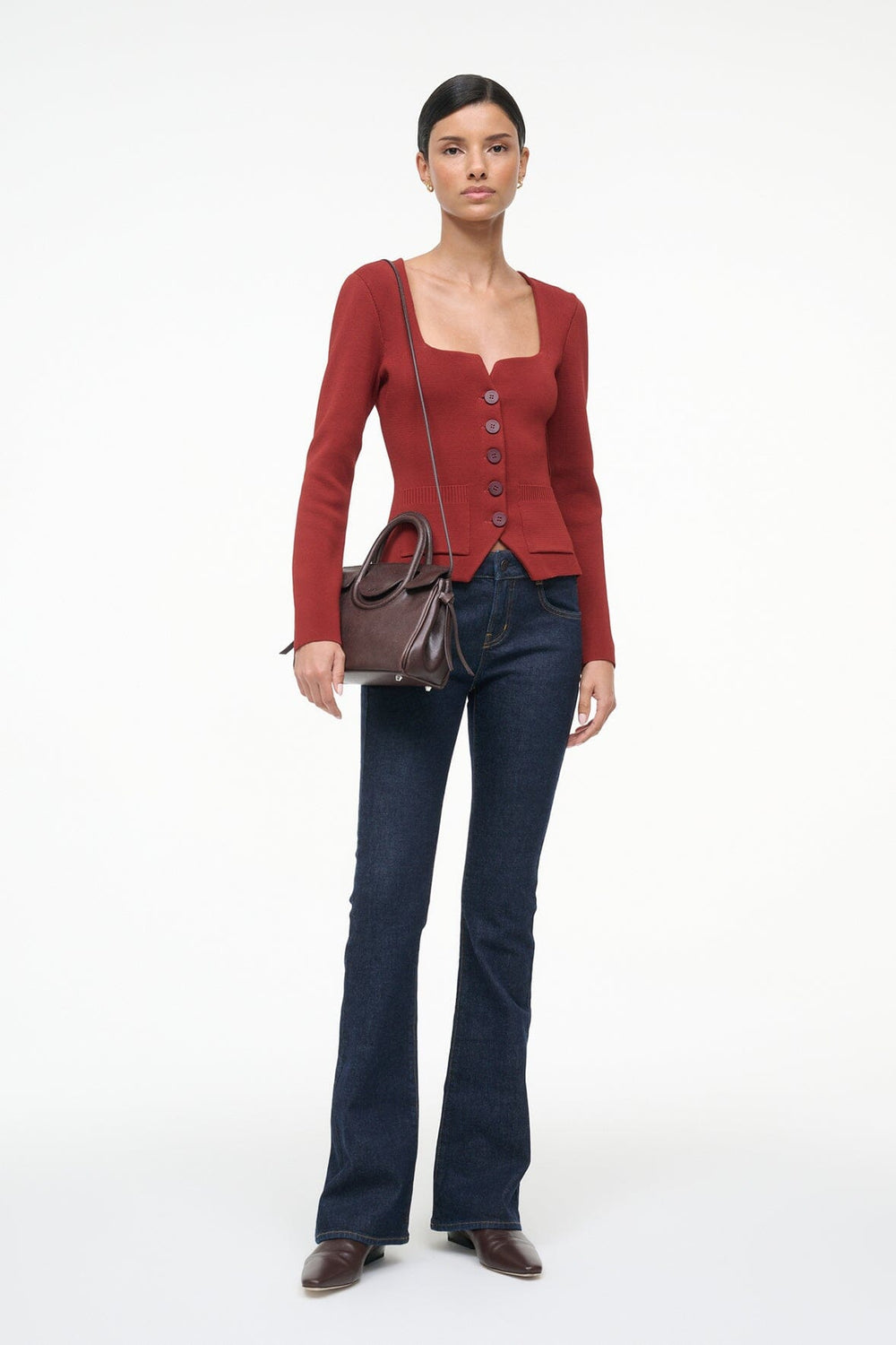 MAUDE MINI CARRYALL ESPRESSO - STAUD online