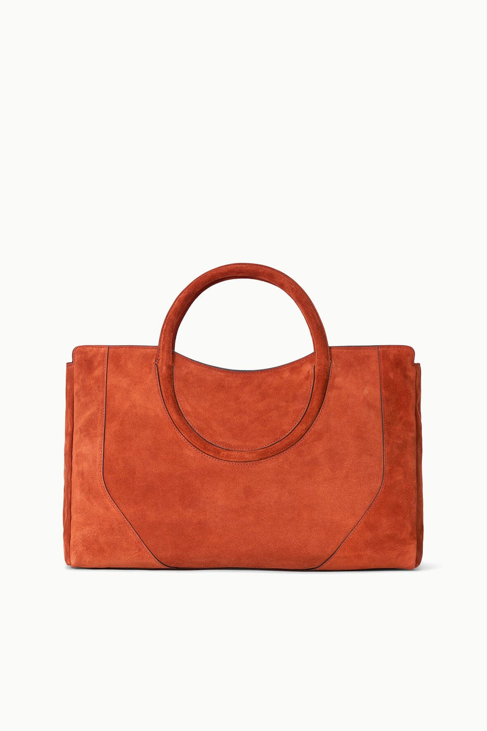MAUDE SATCHEL AUBURN SUEDE - STAUD sale