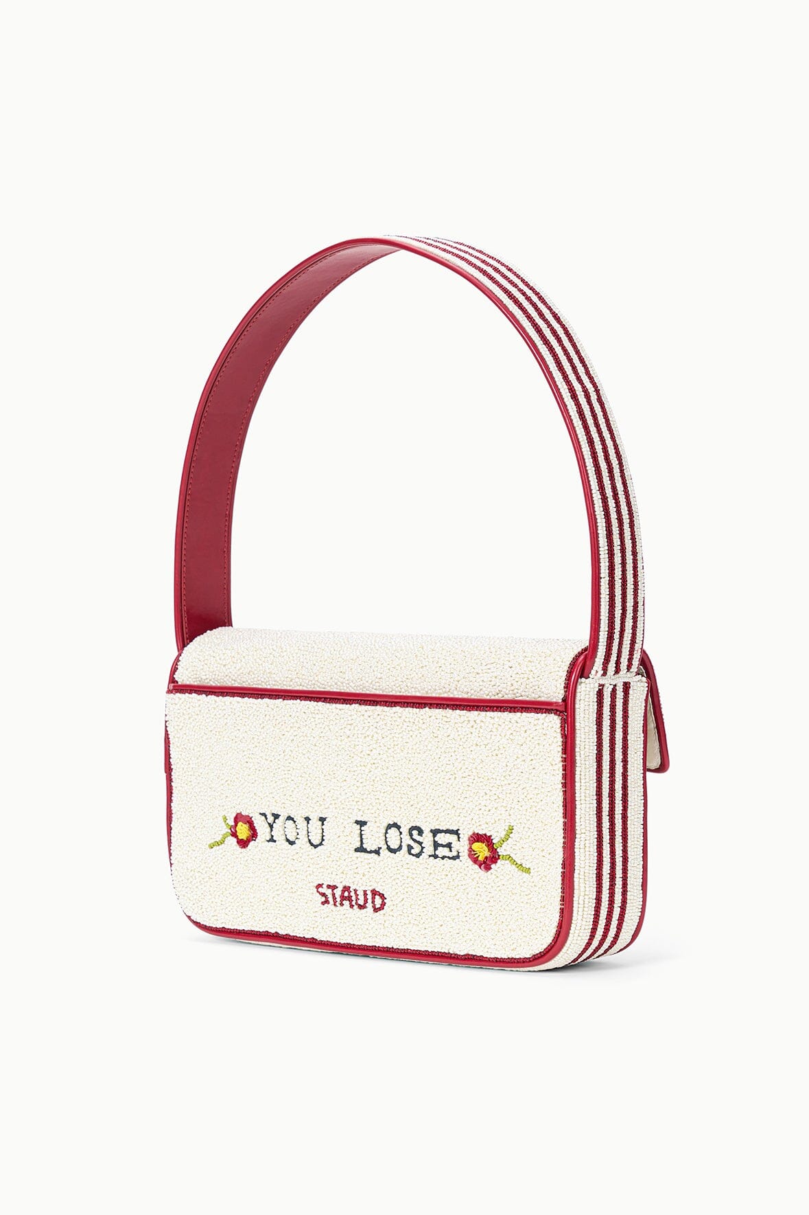 TOMMY BEADED BAG DERBY - STAUD US