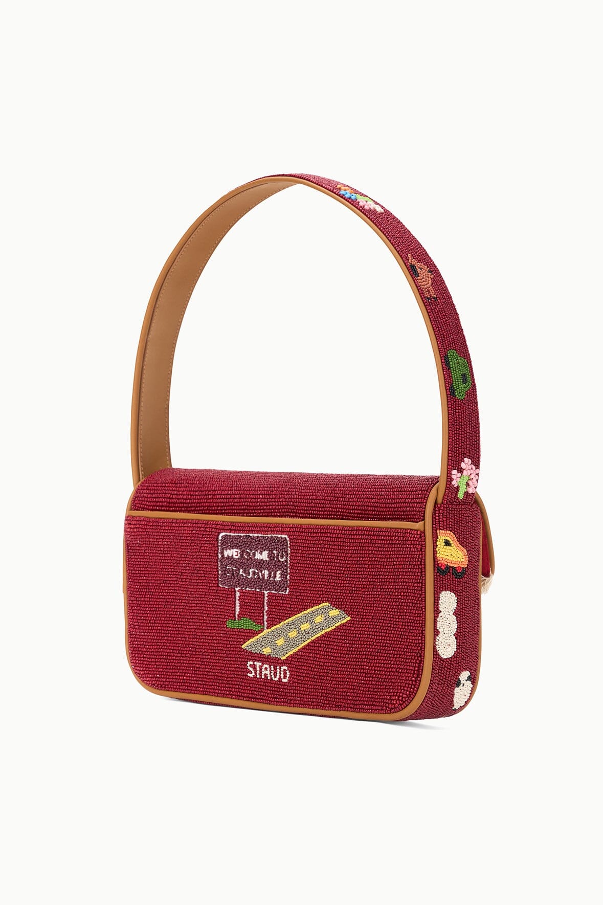 TOMMY BEADED BAG FOLK TOWN - STAUD online