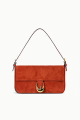 HARLOW BAG AUBURN SUEDE - STAUD outlet