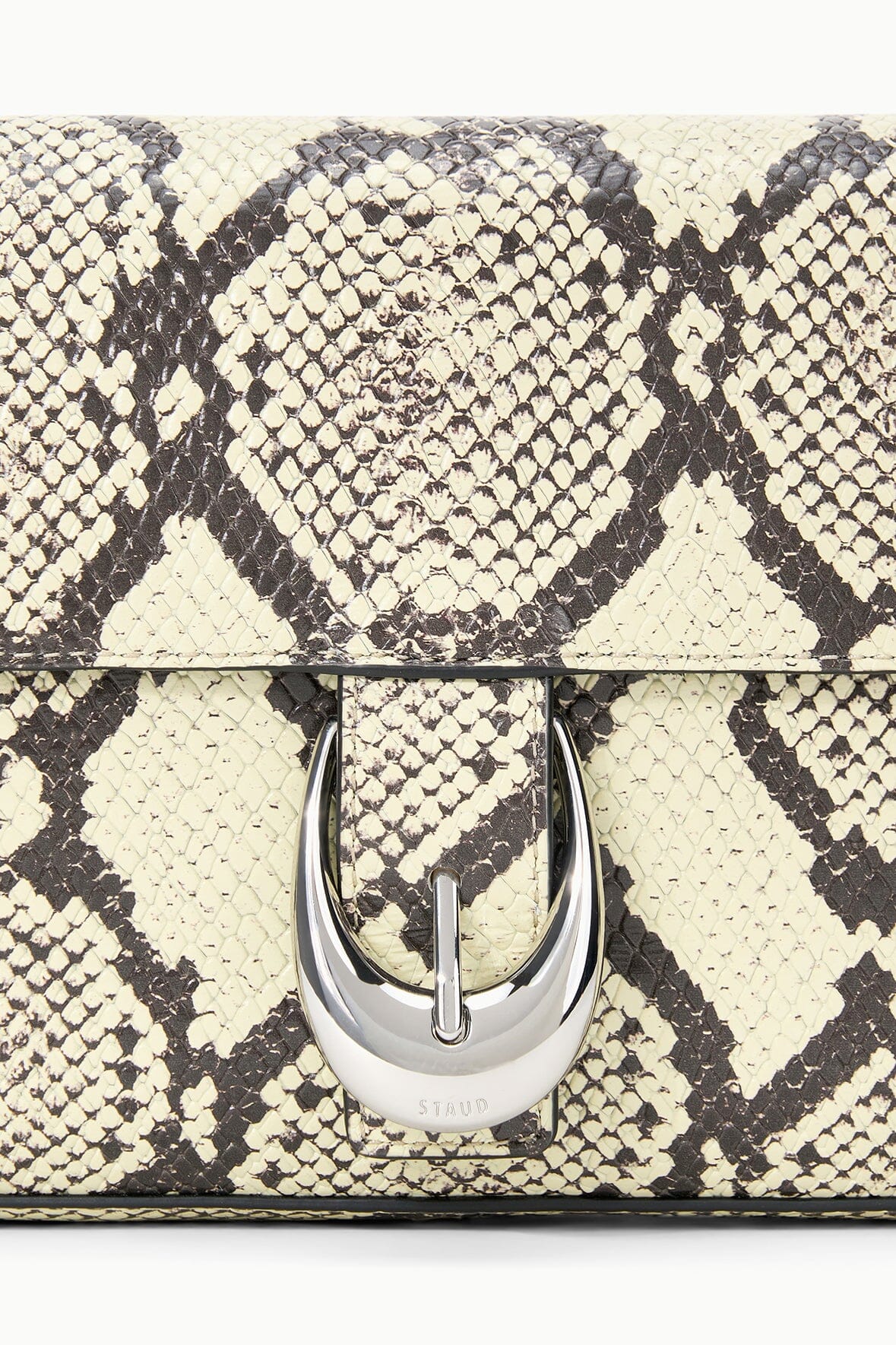 HARLOW BAG WHITE SNAKE - STAUD near me