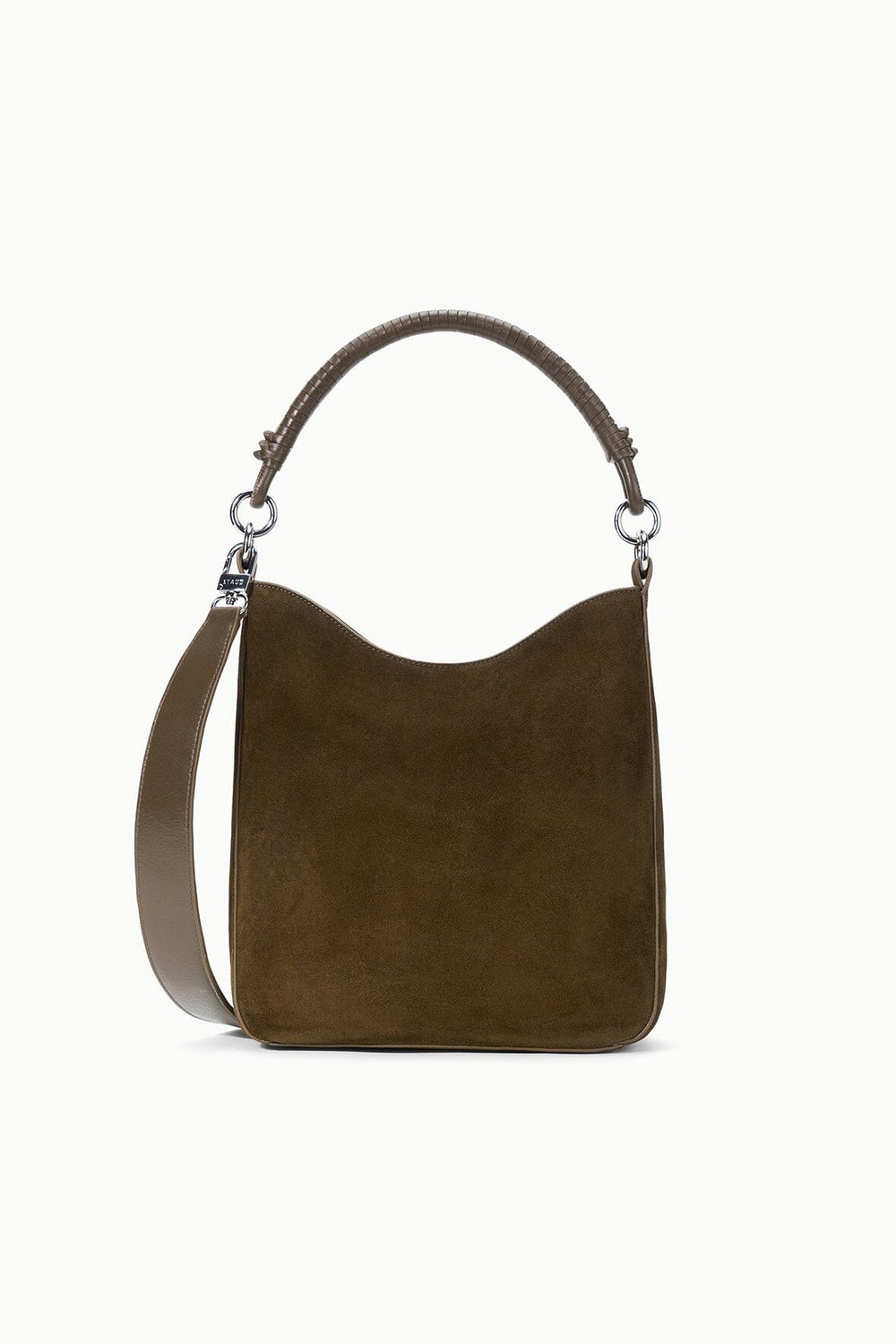 MEL SHOULDER BAG TRUFFLE SUEDE - STAUD online