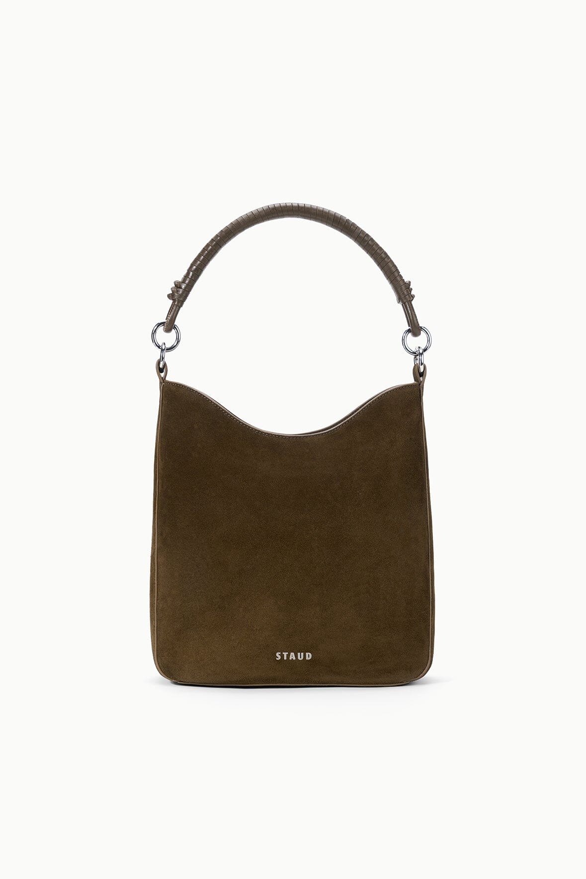 MEL SHOULDER BAG TRUFFLE SUEDE - STAUD online