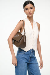 HARLOW MEDIUM BAG TRUFFLE - STAUD outlet