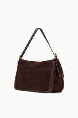 HARLOW MEDIUM BAG ESPRESSO - STAUD for sale