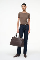 PIPER TOTE ESPRESSO - STAUD for sale