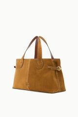 PIPER TOTE TAN SUEDE - STAUD sale