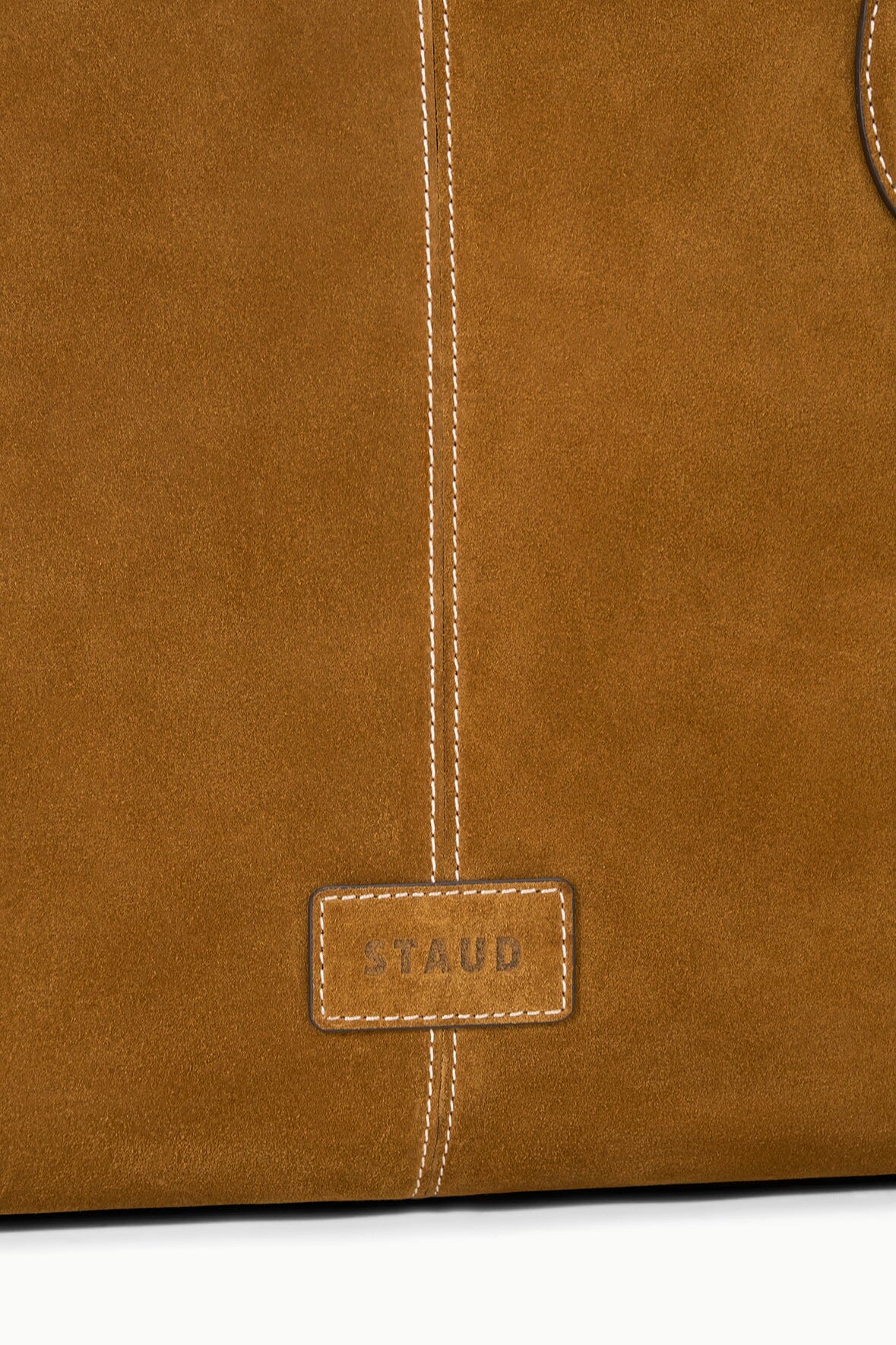 PIPER TOTE TAN SUEDE - STAUD sale