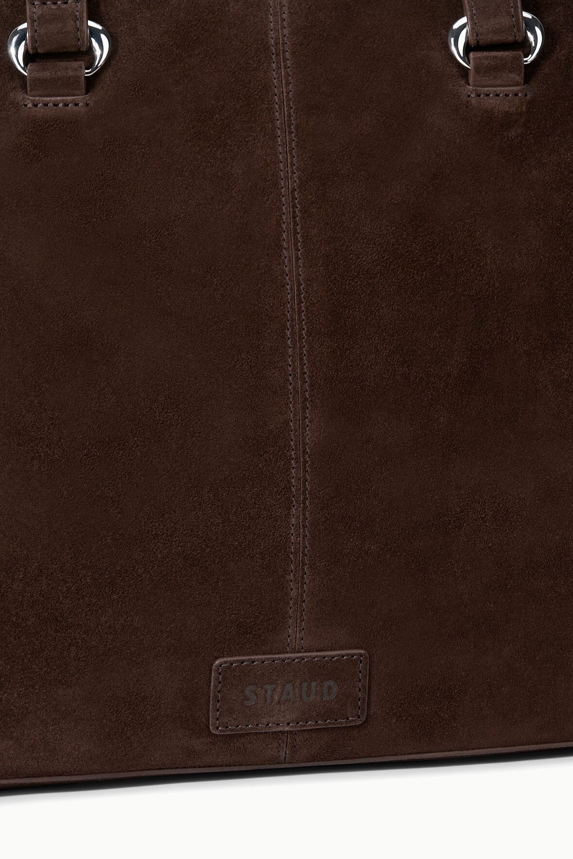 HESTER SATCHEL ESPRESSO SUEDE - STAUD online