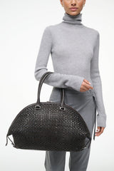 HESTER SATCHEL ESPRESSO WOVEN - STAUD outlet