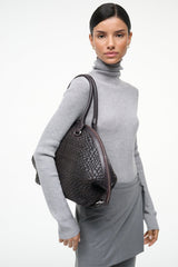 HESTER SATCHEL ESPRESSO WOVEN - STAUD outlet