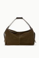 LARGE HAROLD BAG TRUFFLE SUEDE - STAUD for sale
