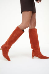 WALLY BOOT AUBURN SUEDE - STAUD sale