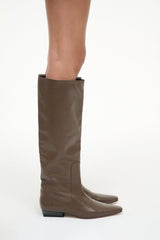 WALLY FLAT BOOT TRUFFLE - STAUD sale