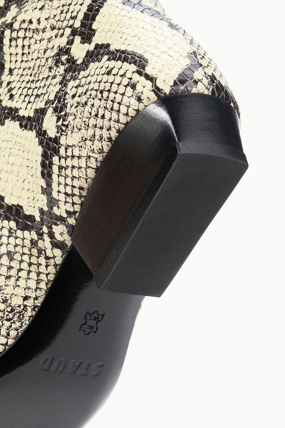WALLY FLAT BOOT WHITE SNAKE - STAUD US