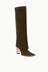 WALLY FOLDOVER HIGH HEEL BOOT TRUFFLE - STAUD near me