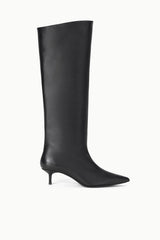 SEBASTIAN KITTEN HEEL BOOT BLACK - STAUD outlet