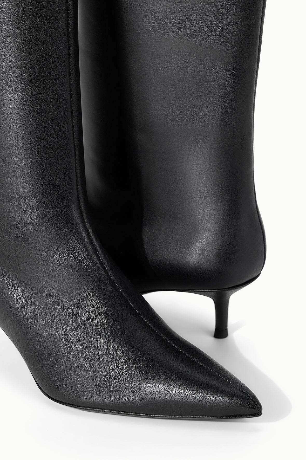 SEBASTIAN KITTEN HEEL BOOT BLACK - STAUD outlet