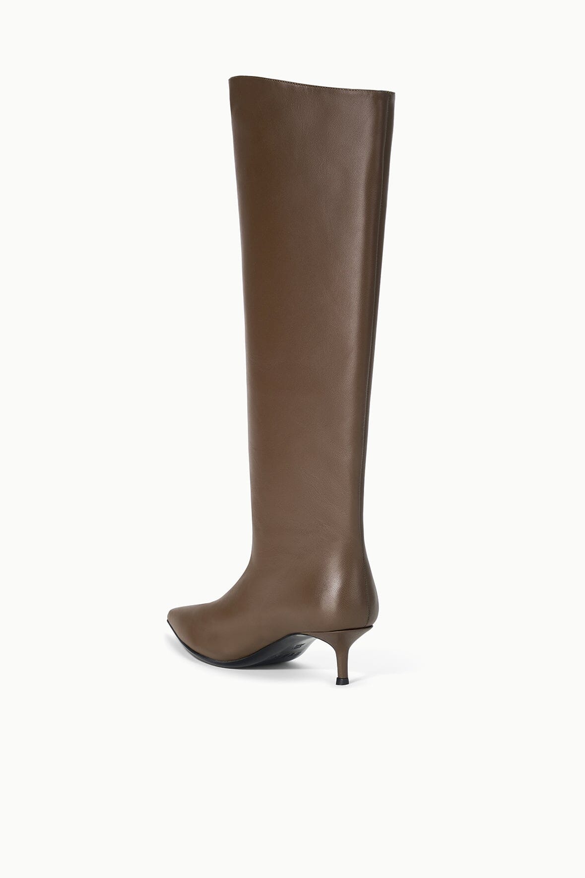 SEBASTIAN KITTEN HEEL BOOT TRUFFLE - STAUD for sale