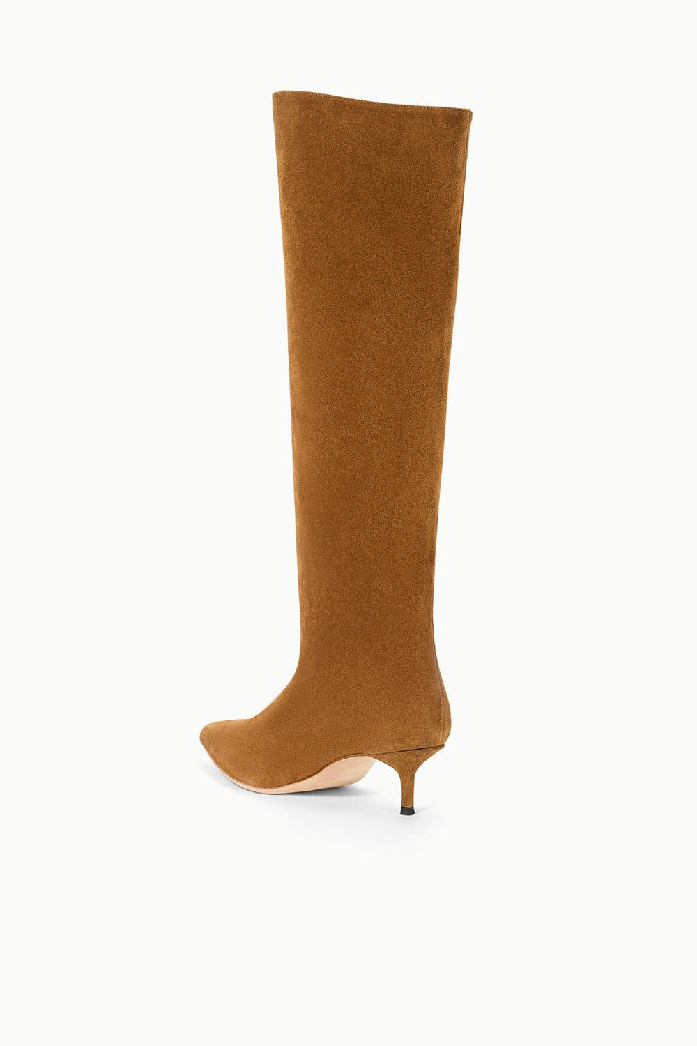 SEBASTIAN KITTEN HEEL BOOT TAN - STAUD for sale