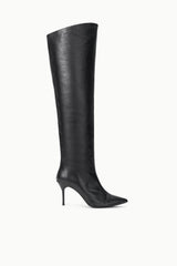 SEBASTIAN OVER THE KNEE BOOT BLACK - STAUD for sale