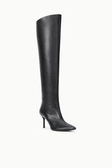 SEBASTIAN OVER THE KNEE BOOT BLACK - STAUD for sale