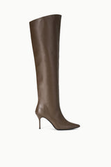 SEBASTIAN OVER THE KNEE BOOT TRUFFLE - STAUD online