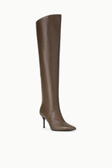 SEBASTIAN OVER THE KNEE BOOT TRUFFLE - STAUD online