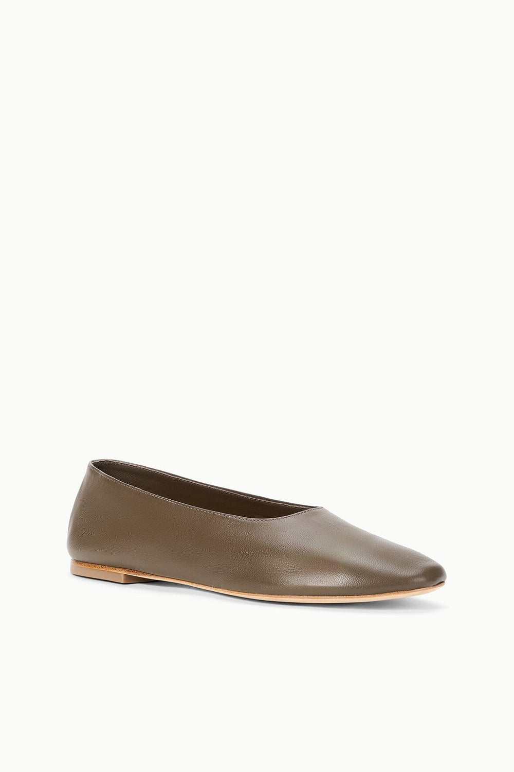 ALBA BALLET FLAT TRUFFLE - STAUD sale